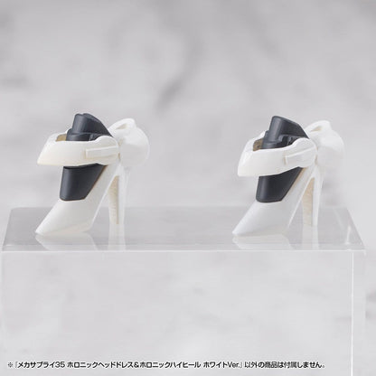 Kotobukiya M.S.G. Model Kit Accessory Set Mecha Supply 34 Holonic Headdress & Holonic High Heels White Ver.