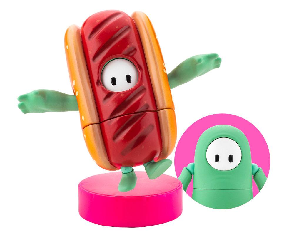 Fall Guys: Ultimate Knockout Action Figure 1/20 Pack 03 Mint Chocolate / Hot Dog Skin 8 cm Action figures