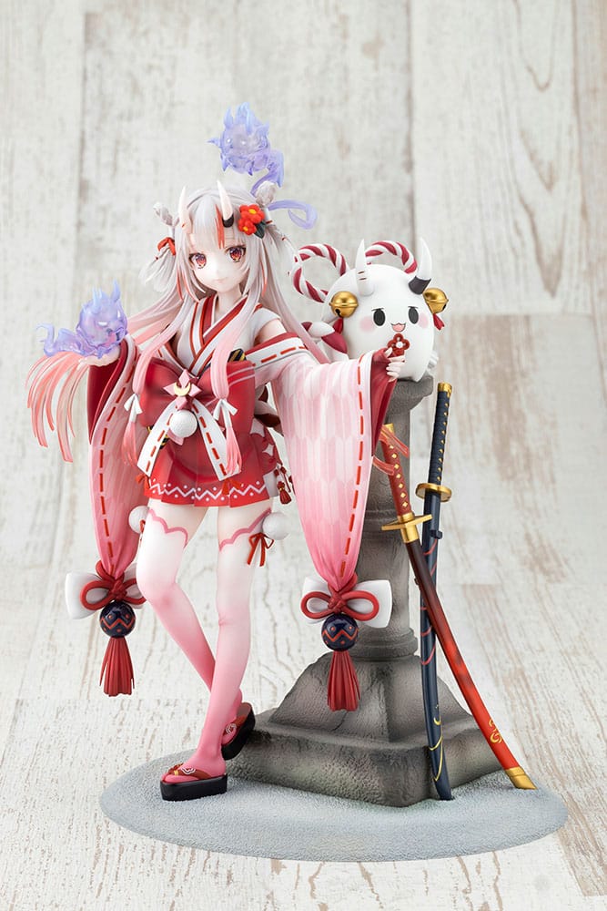 Hololive Production PVC Statue 1/7 Nakiri Ayame Shrine Maiden Fortune Outfit Ver. 26 cm