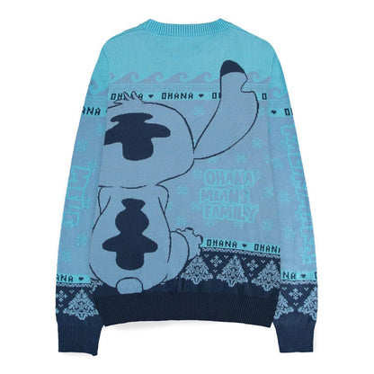 Lilo & Stitch Sweatshirt Christmas Jumper Stitch Blue
