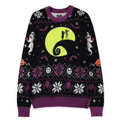 Nightmare Before Christmas Sweater Glow in the Dark (Christmas Jumper) Size M Sweaters