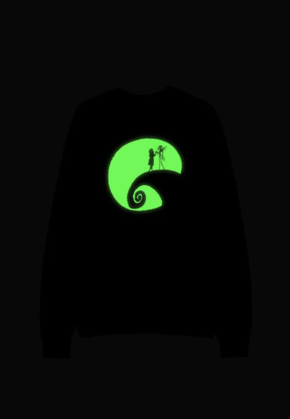 Nightmare Before Christmas Sweater Glow in the Dark (Christmas Jumper) Size S