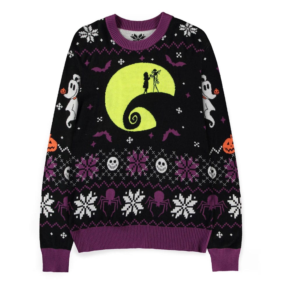 Nightmare Before Christmas Sweater Glow in the Dark (Christmas Jumper) Size S Sweaters