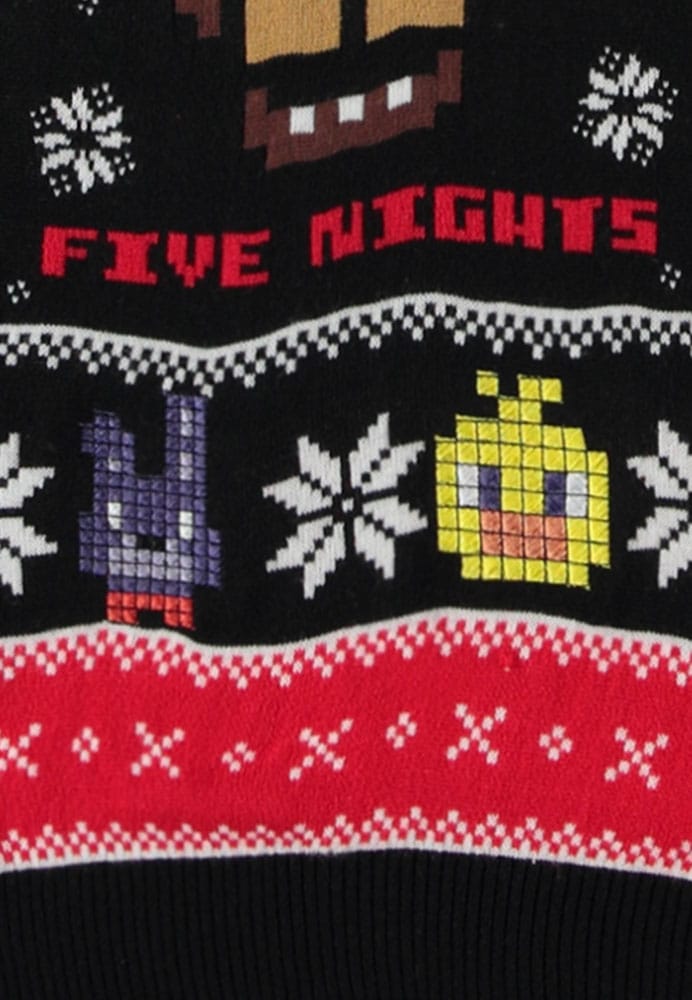 Five Nights at Freddy's Sweater Survived Five Nights (Christmas Jumper) Size M