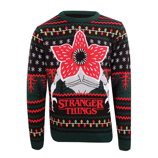Stranger Things Sweatshirt Christmas Jumper Demogorgon Size S Sweaters