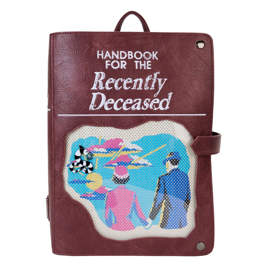 Beetlejuice by Loungefly Backpack Mini Handbook for the recently Deceased Pin Trader Bags