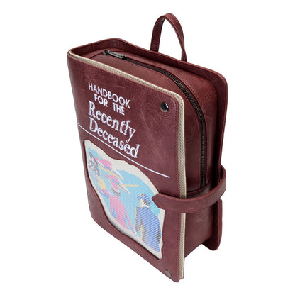 Beetlejuice by Loungefly Backpack Mini Handbook for the recently Deceased Pin Trader