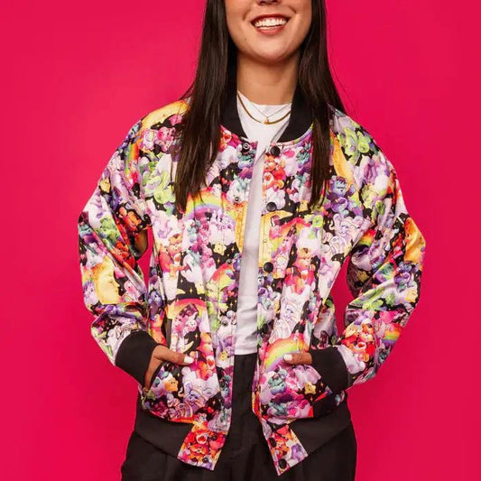 The Care Bears x Universal Monsters by Loungefly Bomber Jacket Unisex Barbie 65th Anniversary Size L