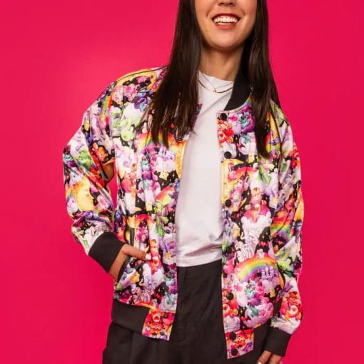 The Care Bears x Universal Monsters by Loungefly Bomber Jacket Unisex Barbie 65th Anniversary Size L