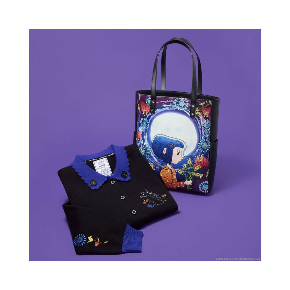 Pixar by Loungefly Cardigan Unisex Collared Cat Dragonfly  Size M