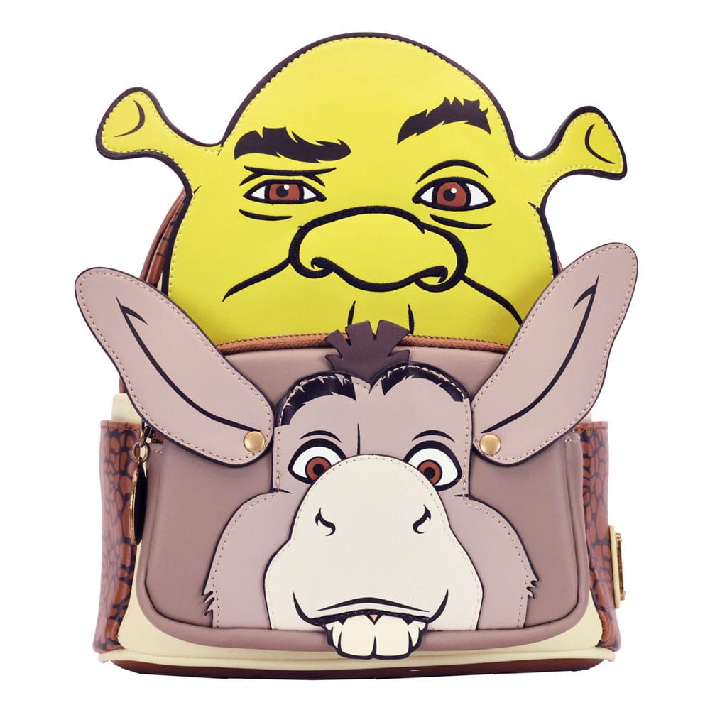 Dreamworks by Loungefly Mini Backpack Shrek & Donkey Cosplay Bags