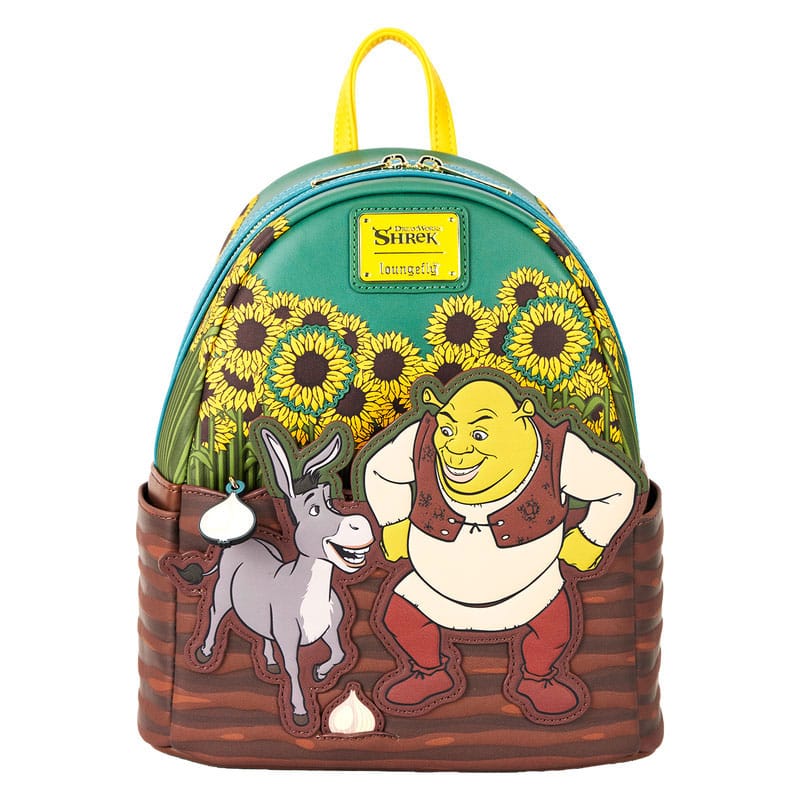 Dreamworks by Loungefly Mini Backpack Shrek & Donkey Sunflower Field Bags