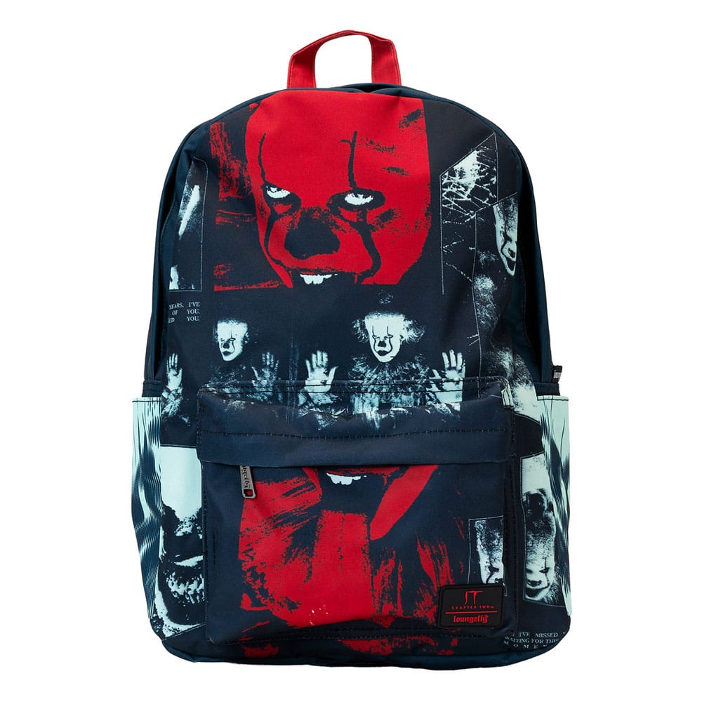 IT by Loungefly Full-Size Backpack Pennywise I Heart Horror Bags