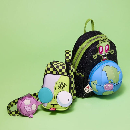 Nickelodeon by Loungefly Mini Backpack Invader Zim Glow