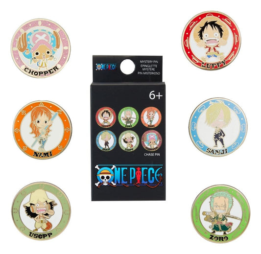 One Piece by Loungefly Enamel Pins Blind Box Chibi Assortment (12)