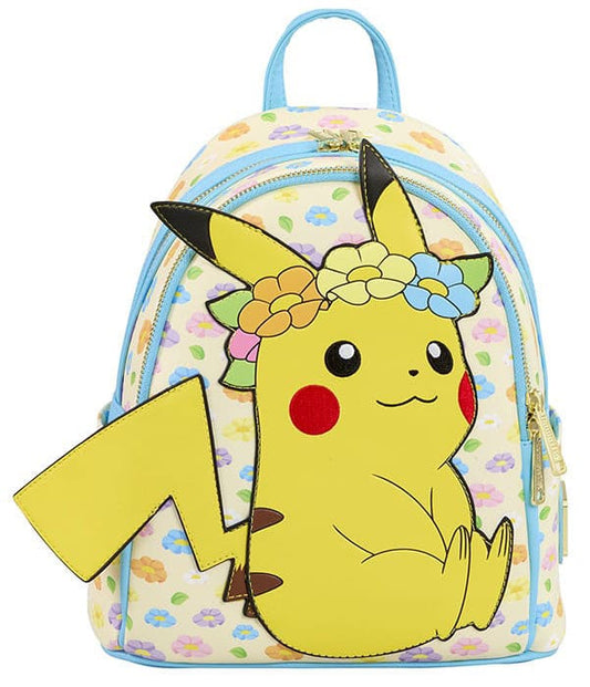 Pokemon by Loungefly Mini Backpack Sleeping Pikachu Floral Crown Bags