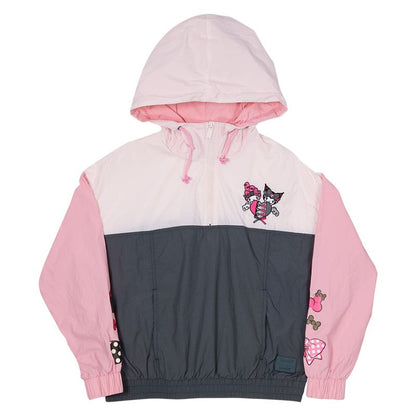Sanrio by Loungefly Windbreaker Jacket My Melody and Kuromi Size M