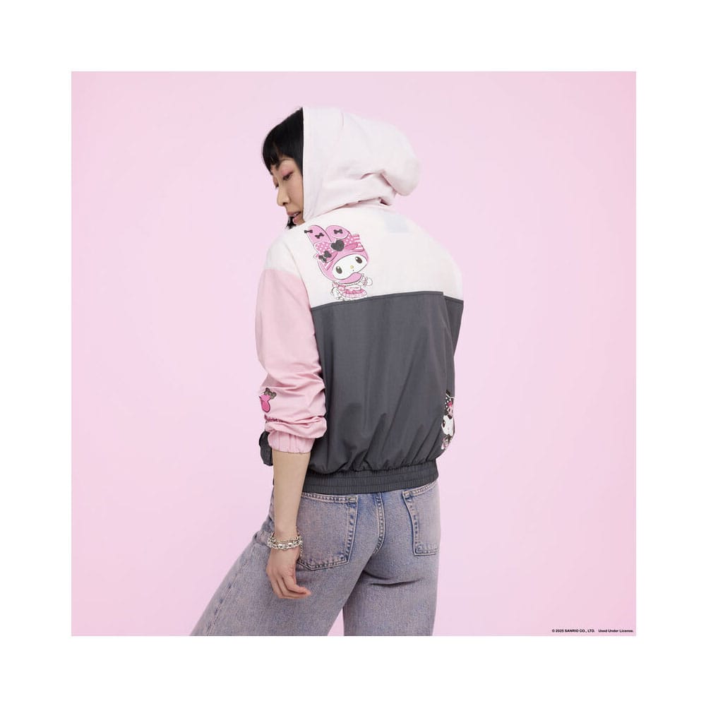 Sanrio by Loungefly Windbreaker Jacket My Melody and Kuromi Size M