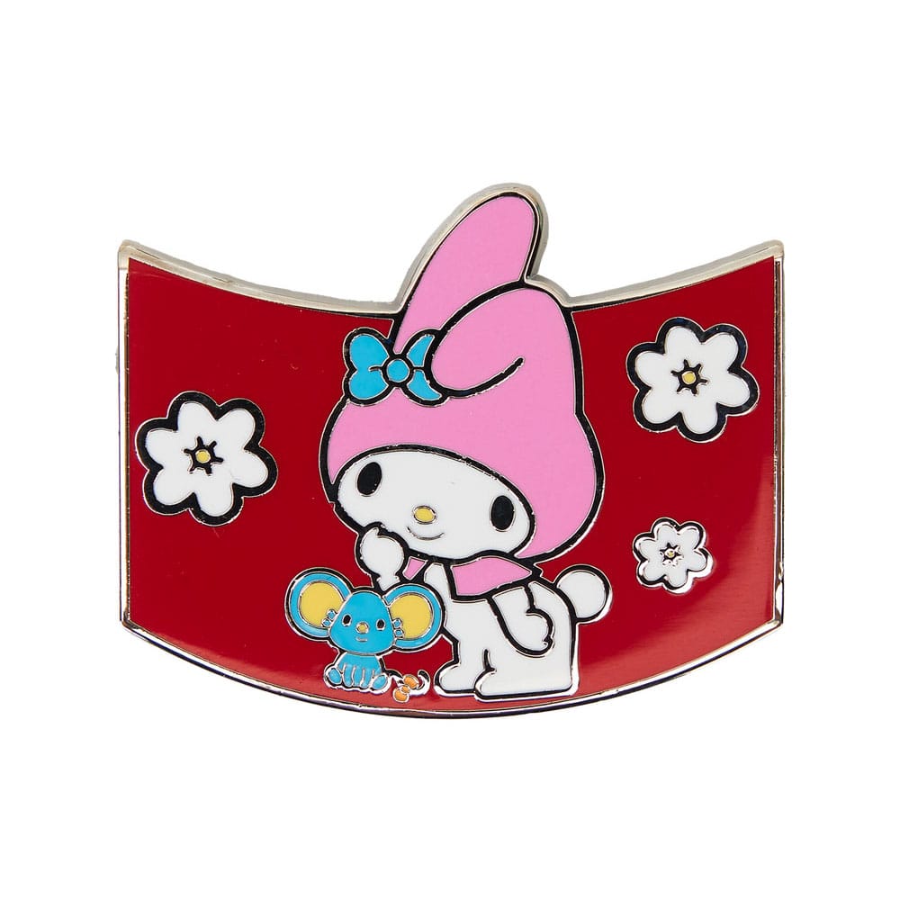 Sanrio by Loungefly Enamel Pins Sanrio & Friends Color Block Blind Box Assortment (12)