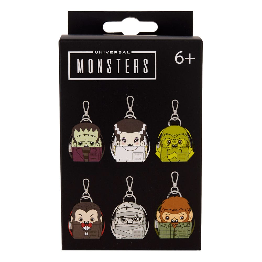 Universal Monsters by Loungefly Keychains Mini Backpack Blind Box Assortment (15) Pins & Brooches