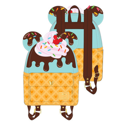 Disney by Loungefly Backpack Mickey and Minnie Sweets Ice Cream Bags