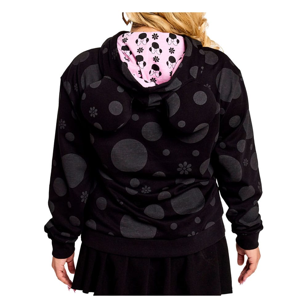 Disney by Loungefly Hoodie Sweater Unisex Minnie Rocks the Dots Florals