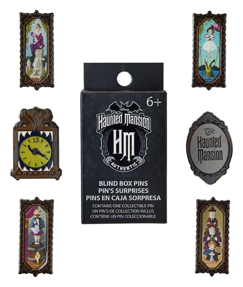 Disney by Loungefly Enamel Pins Blind Box Haunted Maison Assortment (12)