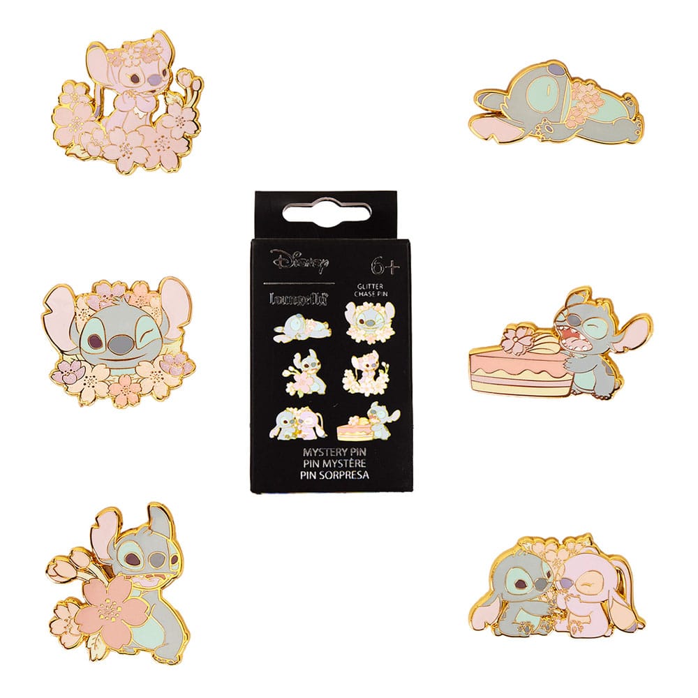 Disney by Loungefly Enamel Pins Blind Box Cute Stitch Assortment (12)