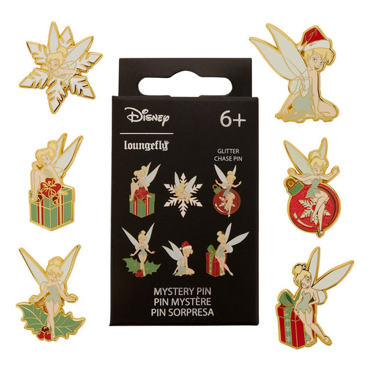 Disney by Loungefly Enamel Pins Blind Box Tinker Bell Holiday Assortment (12) Pins & Brooches,Blind Boxes