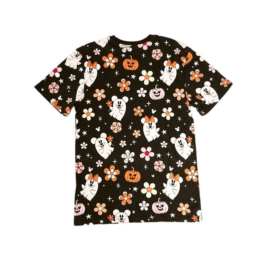 Disney by Loungefly Tee T-Shirt Unisex Mickey and Friends Halloween Size L
