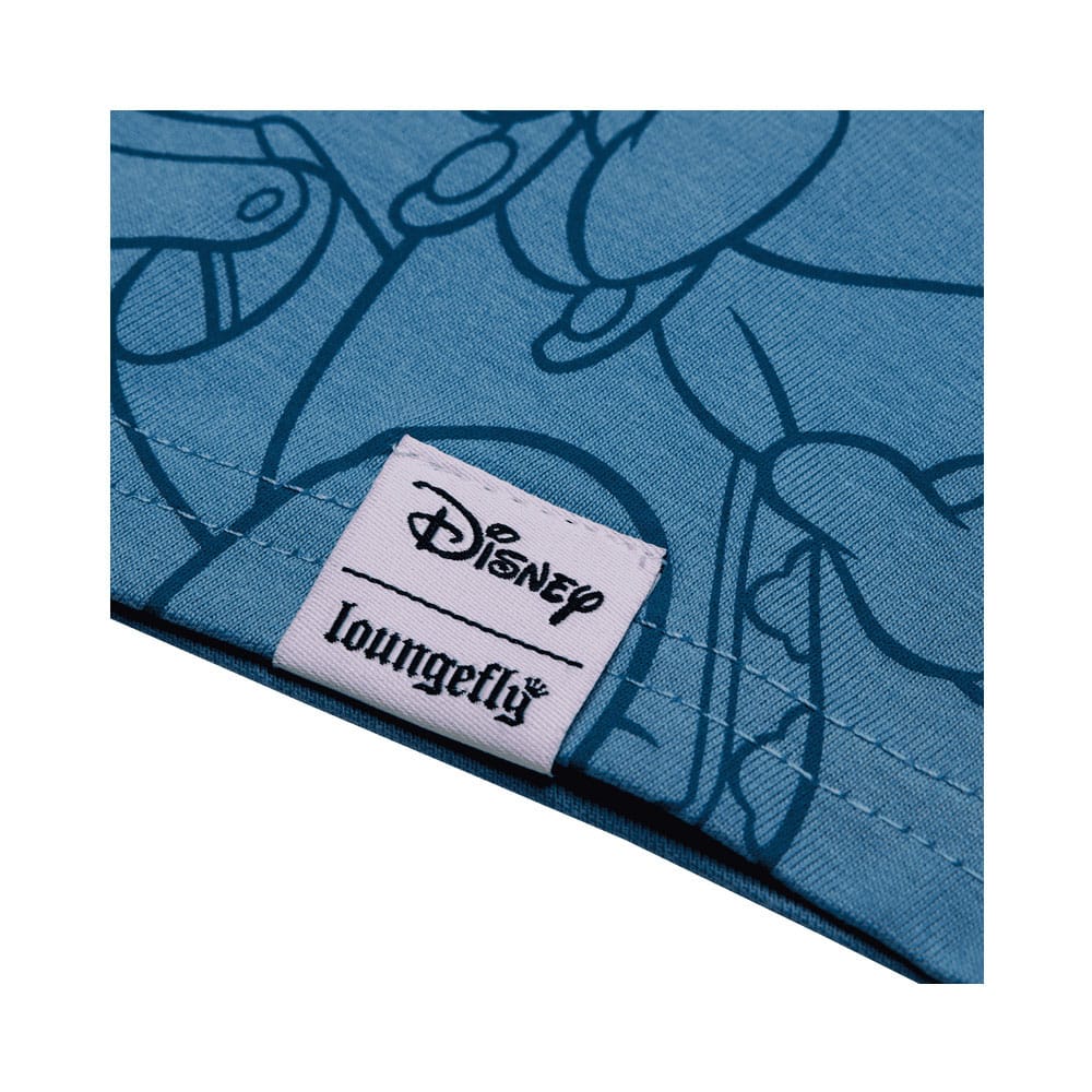 Pinocchio by Loungefly Tee T-Shirt Unisex Blue Fairy Shirred Raglan Size M