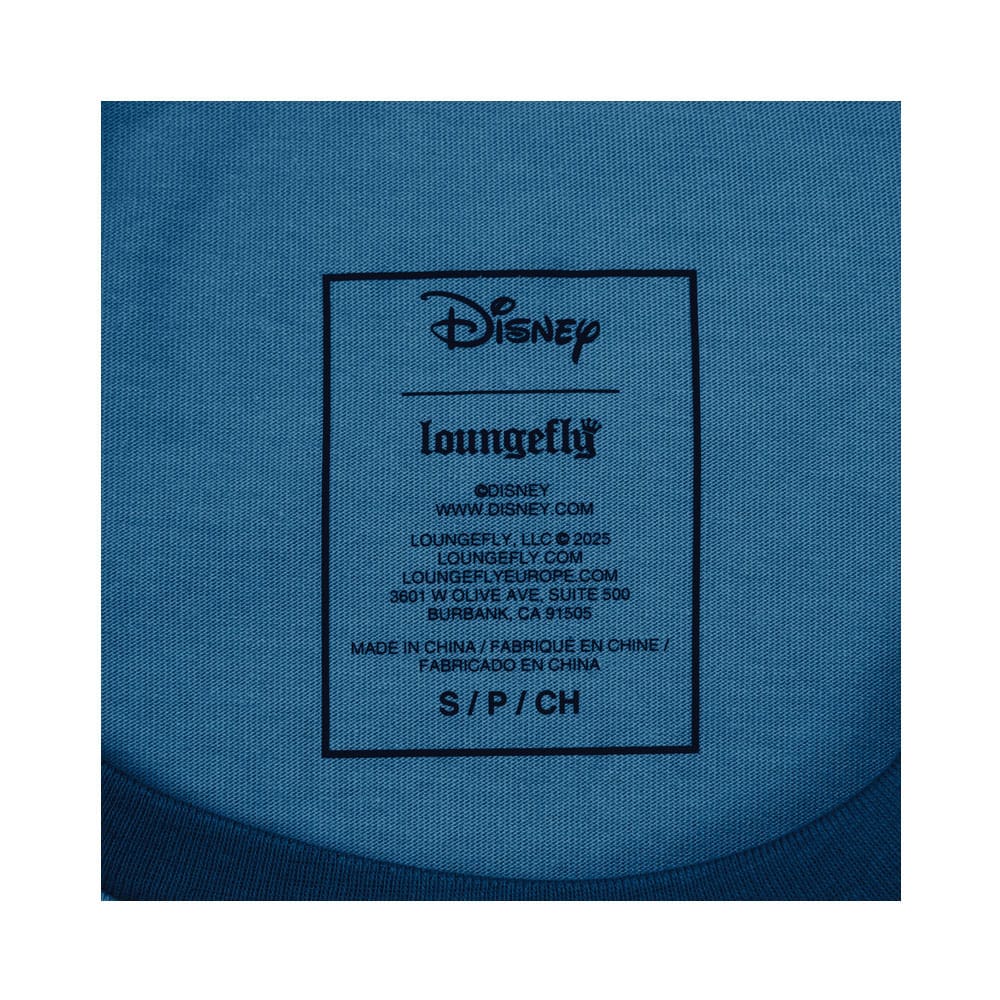 Pinocchio by Loungefly Tee T-Shirt Unisex Blue Fairy Shirred Raglan Size XXL