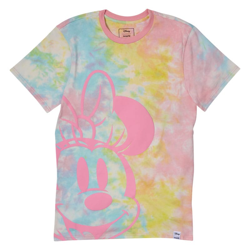 Disney by Loungefly Tee T-Shirt Unisex Minnie Mouse Tie Die