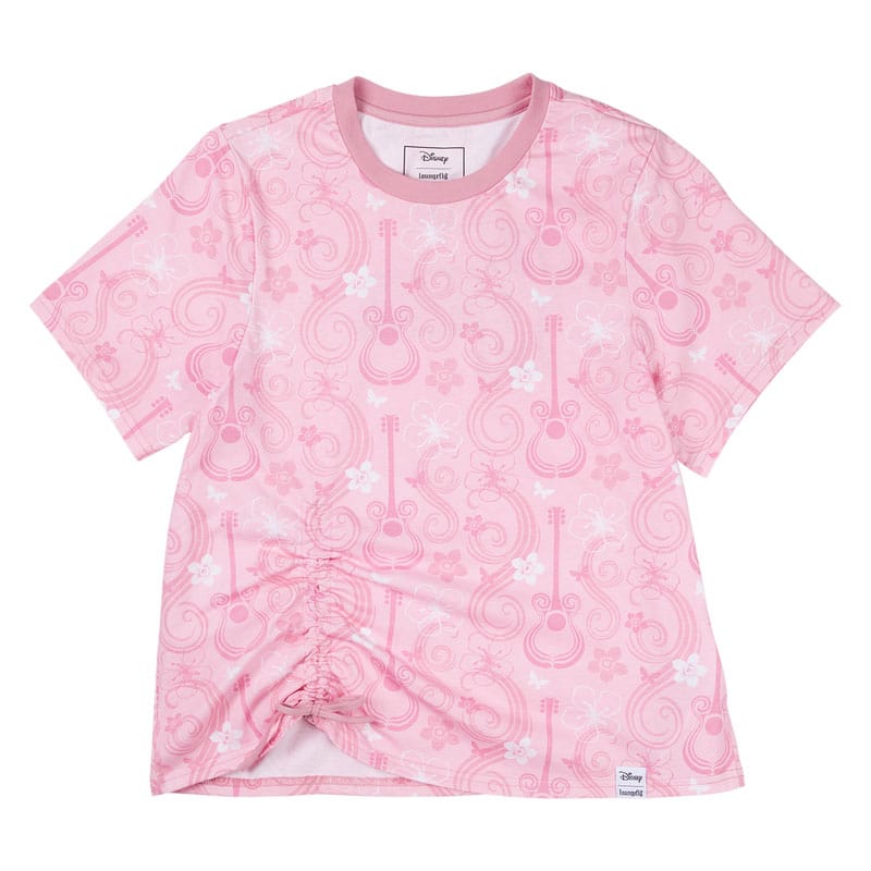 Disney by Loungefly Tee T-Shirt Unisex Hannah Montana Shirred Hem