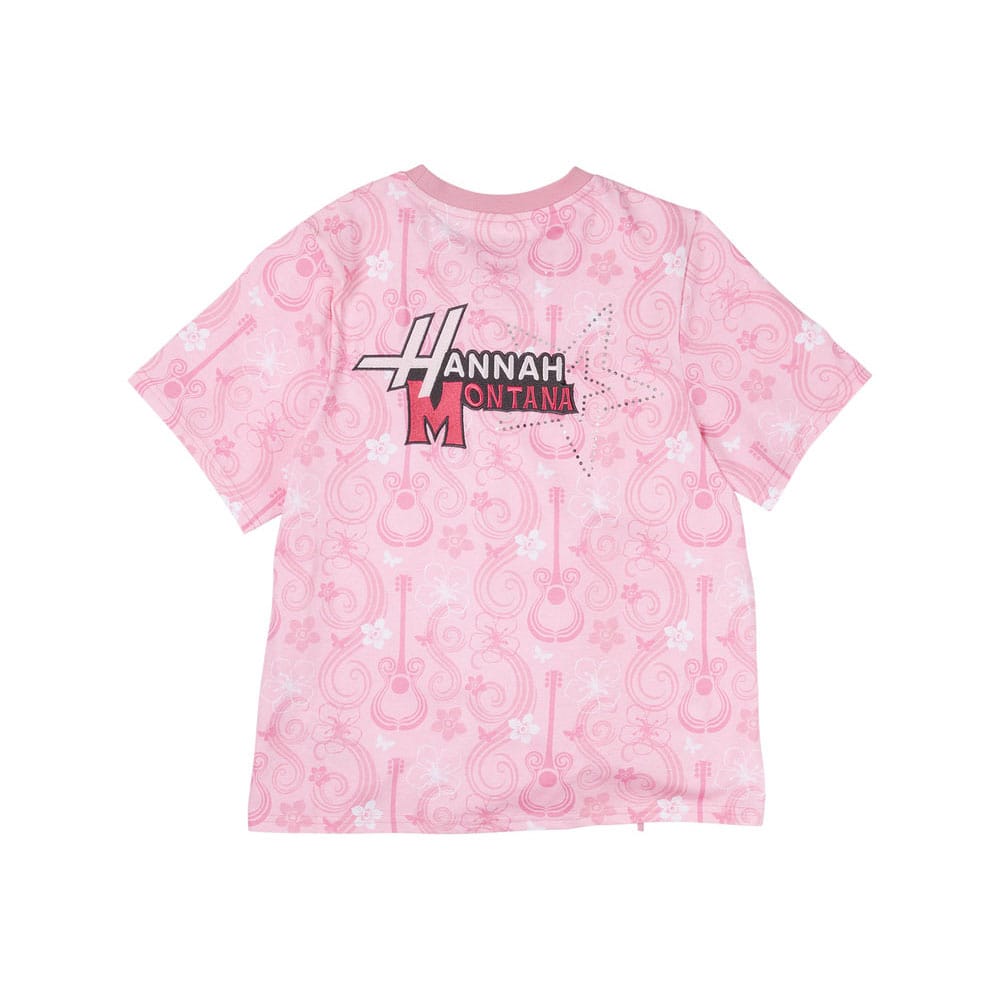 Disney by Loungefly Tee T-Shirt Unisex Hannah Montana Shirred Hem Size L