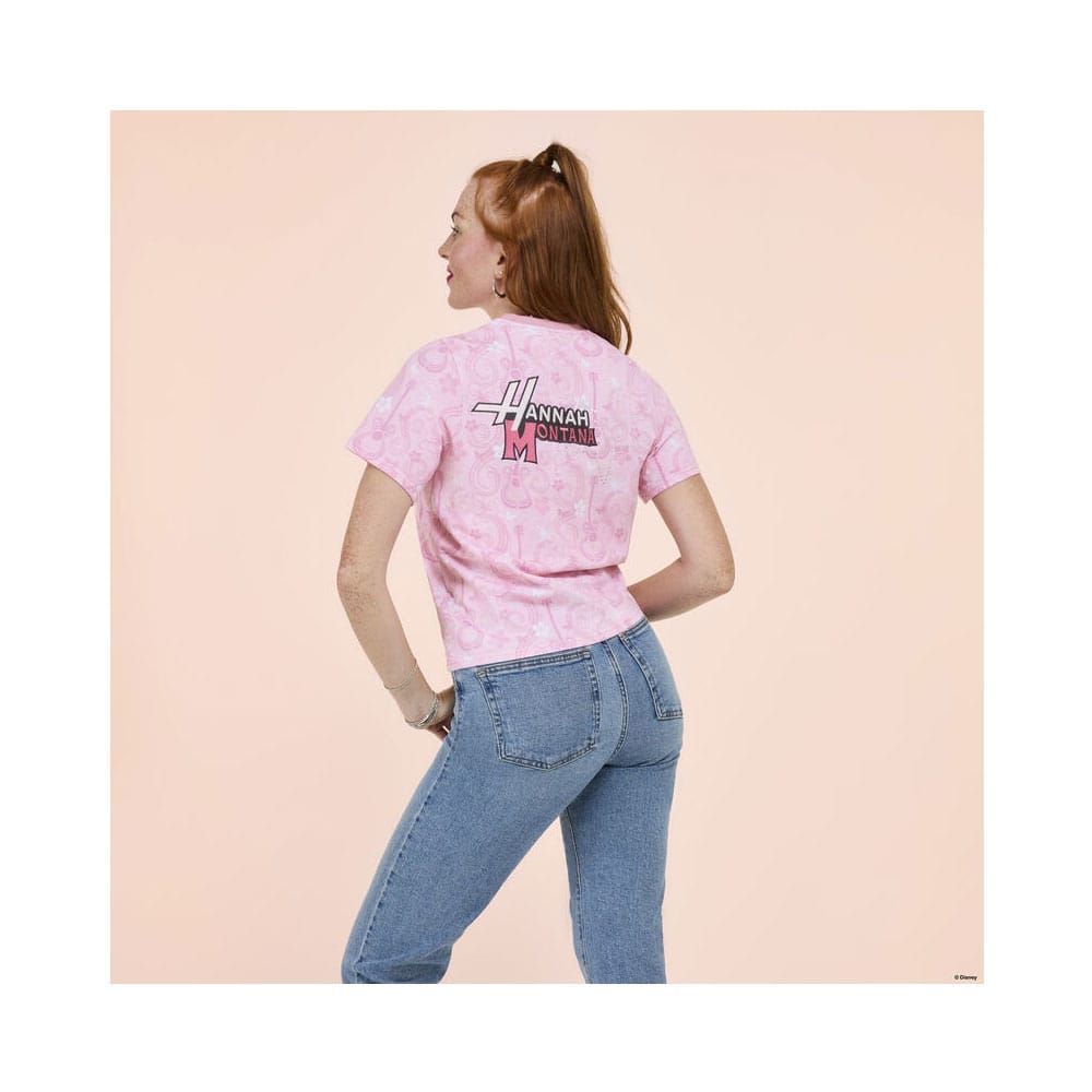 Disney by Loungefly Tee T-Shirt Unisex Hannah Montana Shirred Hem