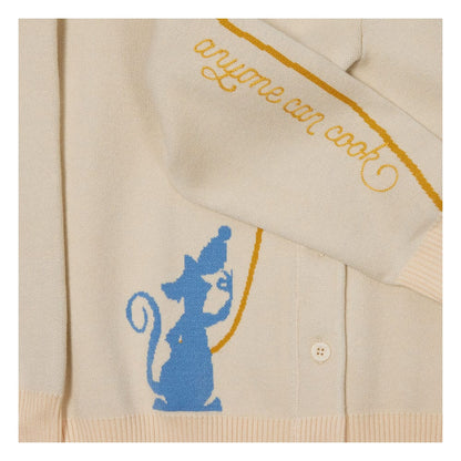 Pixar by Loungefly Cardigan Unisex Ratatouille Collared Size S