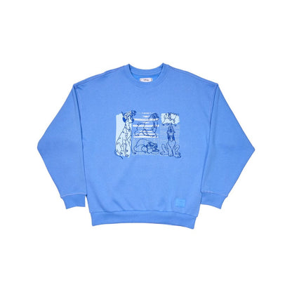 Disney by Loungefly Sweatshirt Unisex Dogs & Cats Oversized Crewneck