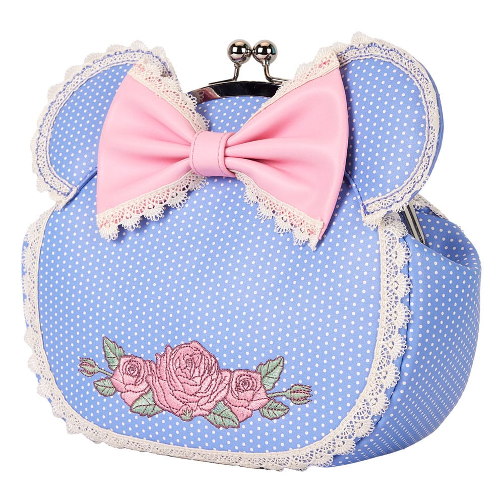 Disney by Loungefly Crossbody Minnie Floral and Lace Kisslock