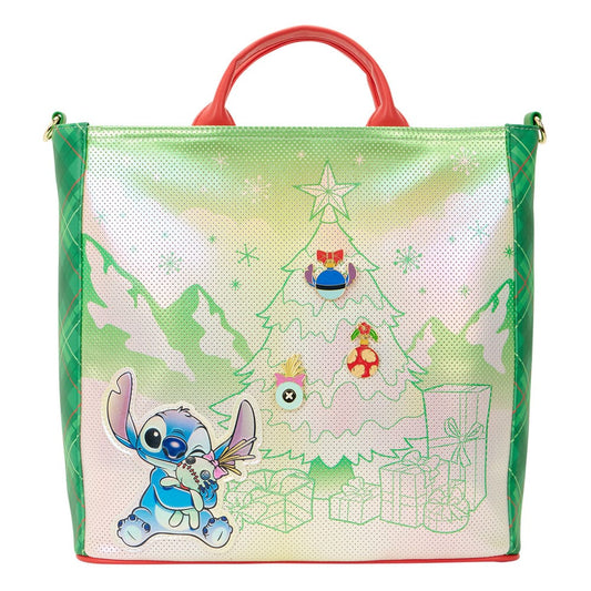 Disney by Loungefly Canvas Tote Lilo&Stitch Holiday Bags