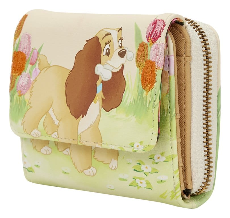 Disney by Loungefly Wallet Lady and the Tramp Pastel Tulip