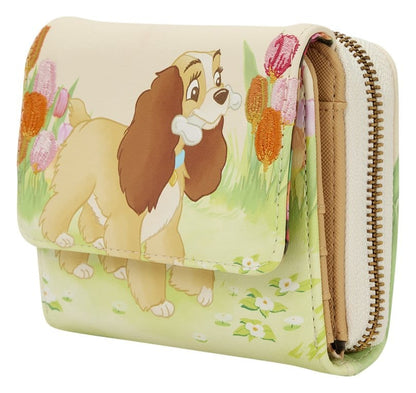 Disney by Loungefly Wallet Lady and the Tramp Pastel Tulip