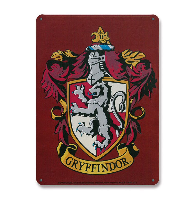 Harry Potter Tin Sign Gryffindor 15 x 21 cm Tin signs