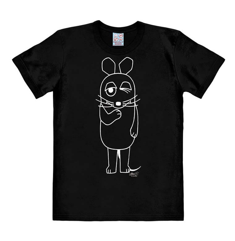 Die Sendung mit der Maus (The Show with the Mouse) Easy Fit T-Shirt Outline  Size M