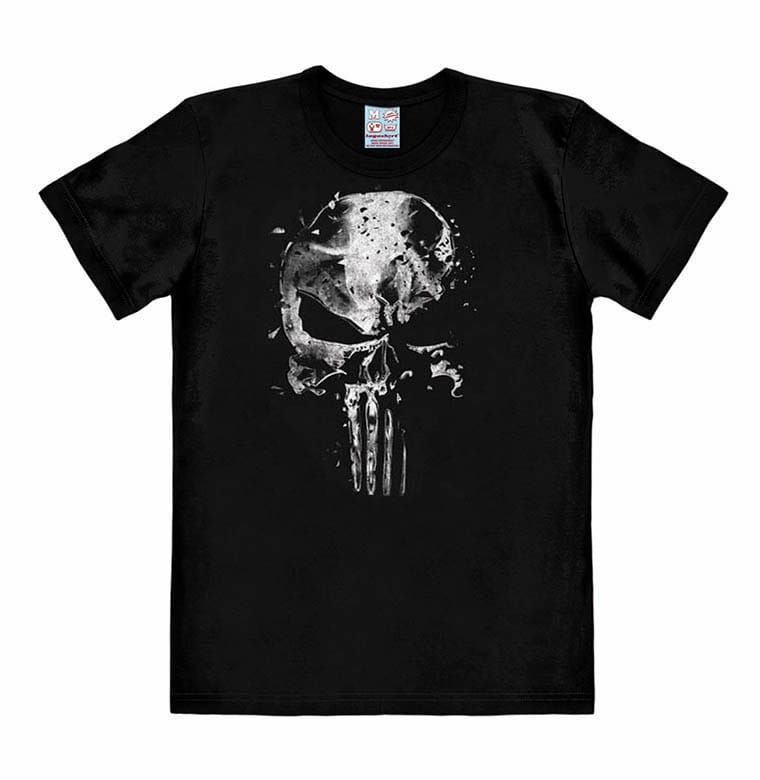 Marvel Easy Fit T-Shirt Punisher - Mercury Skull Size M