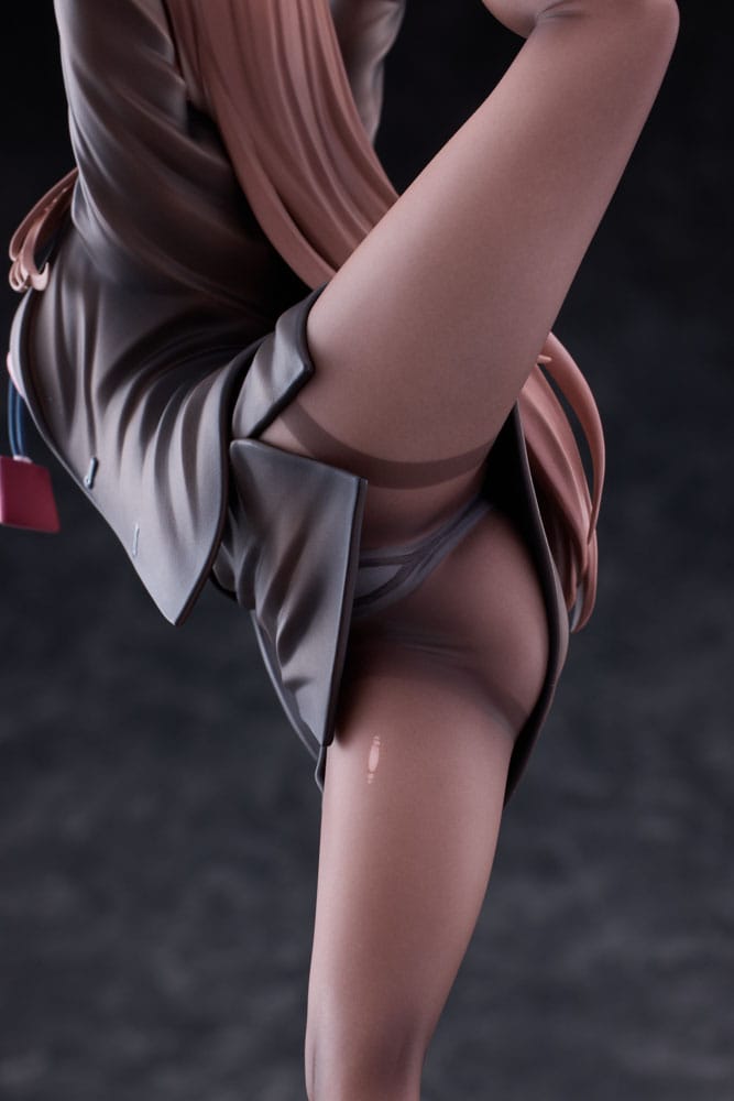 Original Character PVC Statue 1/6 OL-chan Who Doesn't Want to Go to Work White Ver. Deluxe Edition 26 cm