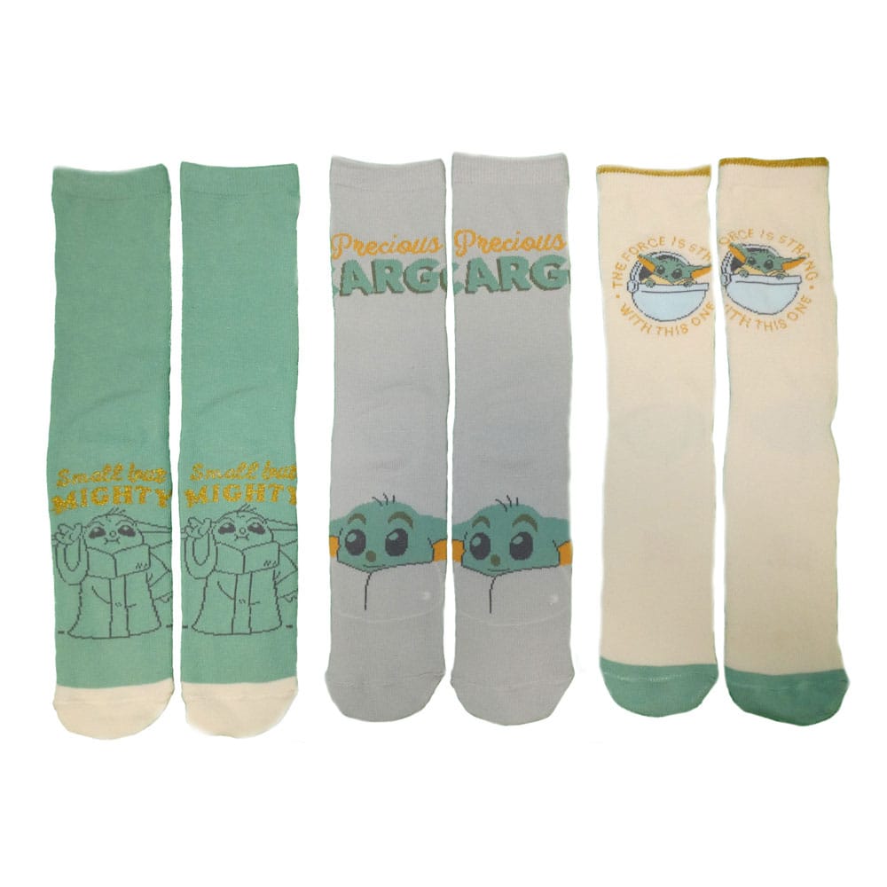 Star Wars The Mandalorian Socks 3-Pack Grogu S-M