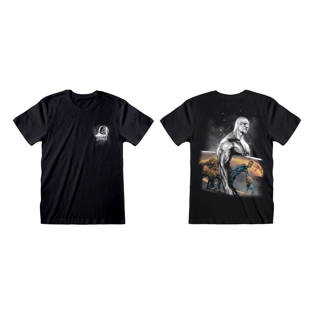 Fantastic 4 T-Shirt Silver Surfer Size S