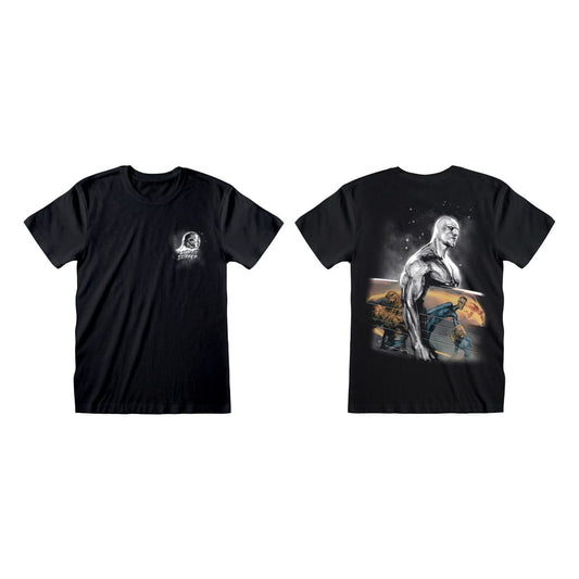 Fantastic 4 T-Shirt Silver Surfer Size L