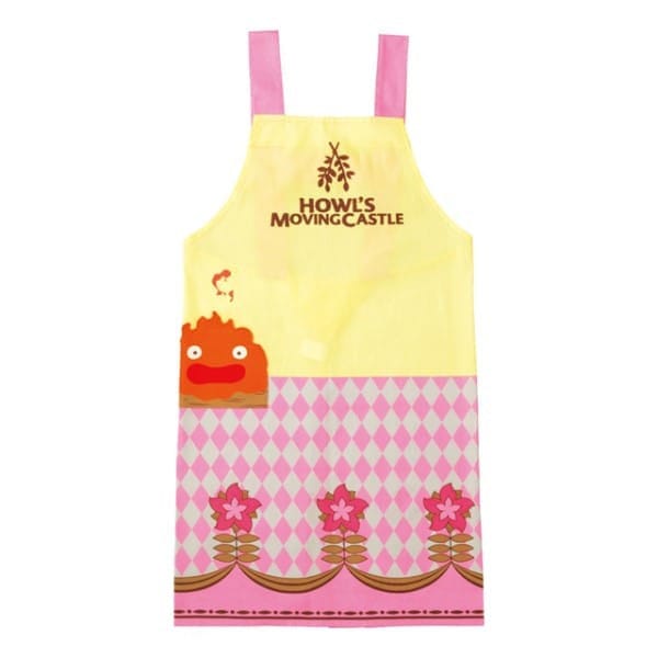 Howl’s Moving Castle Apron Calcifer & Flower Kitchen- and Tableware